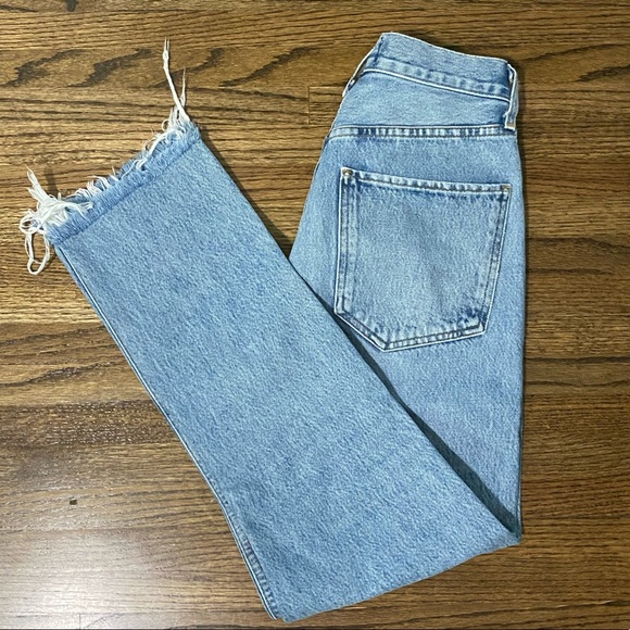 Agolde Riley High Rose Straight Crop - Picture 3 of 4